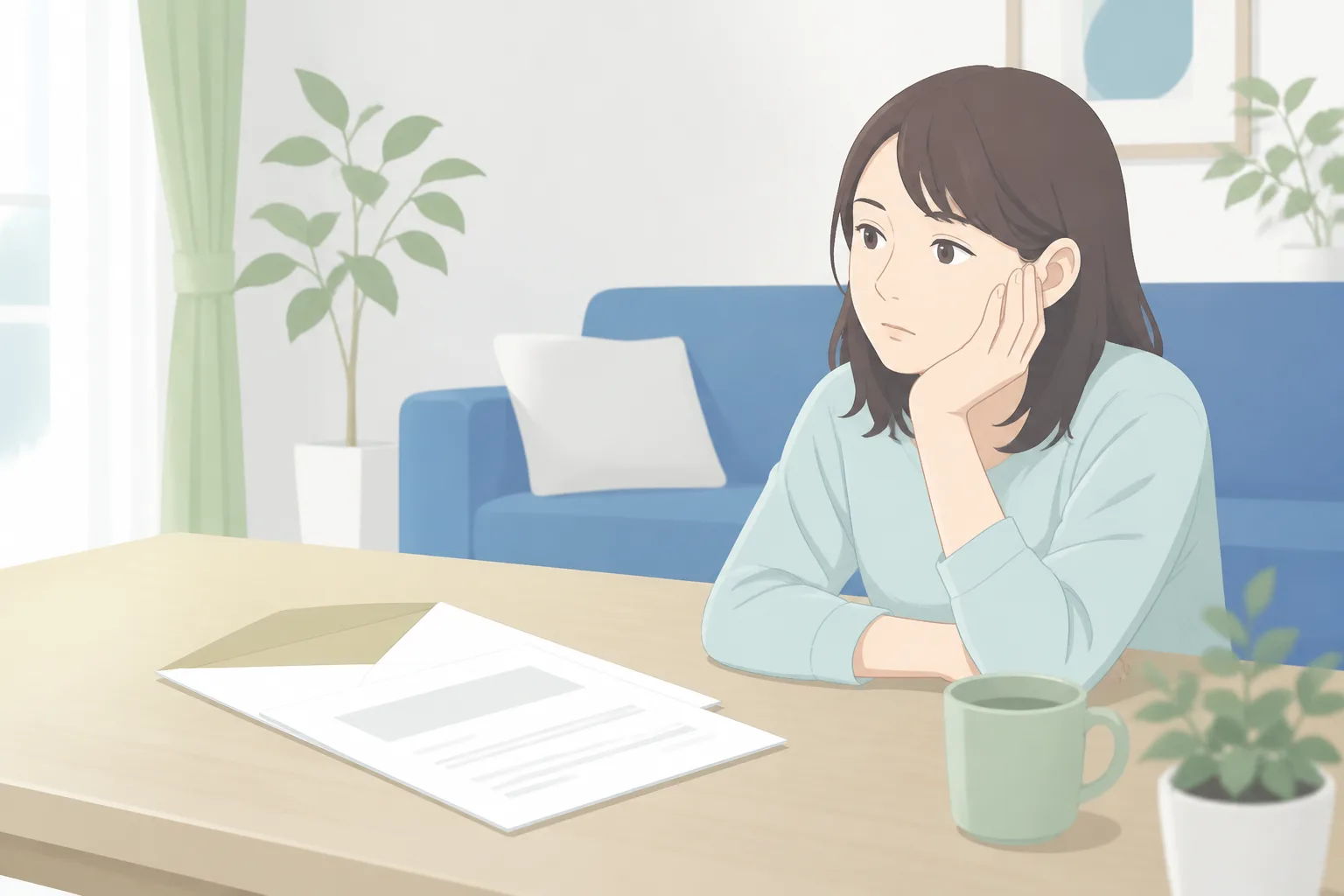 裁判所から届いた書類を放置する