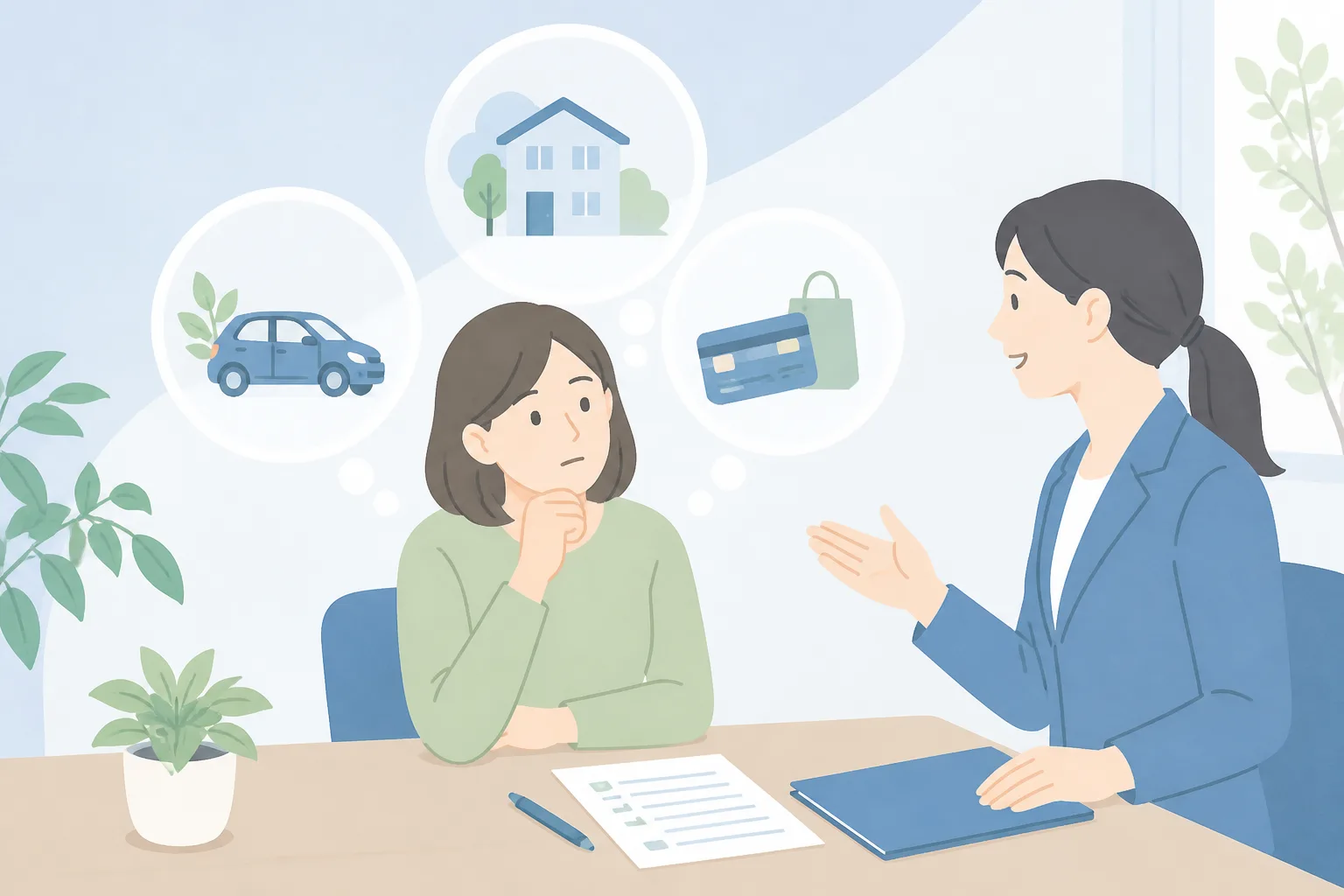 信用情報が今後の審査へ影響する可能性がある