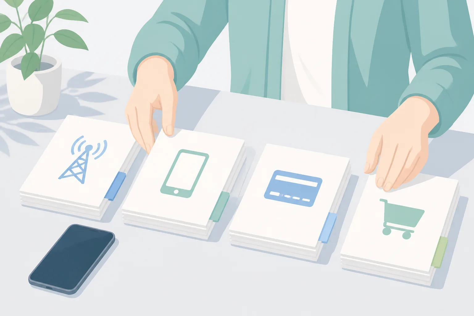 自己破産後の携帯電話は「回線」と「支払い」を分けて確認する
